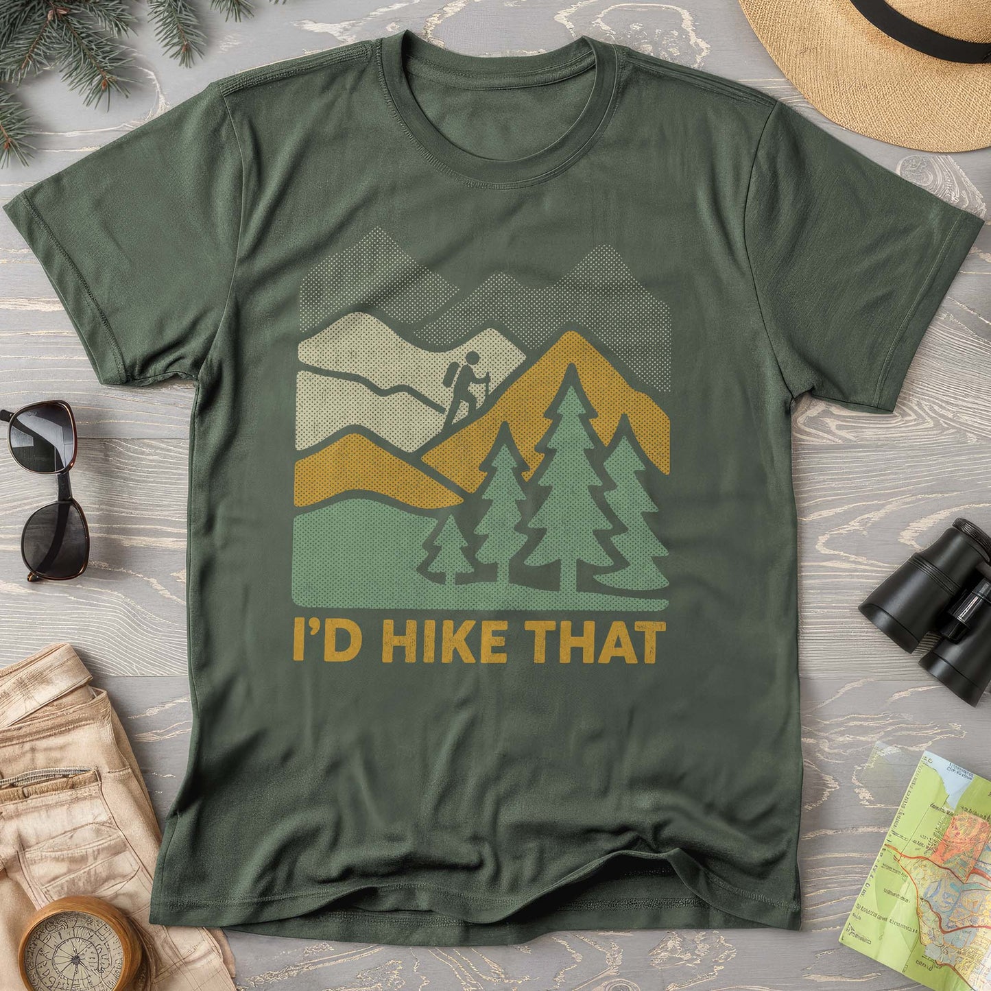 I'd Hike That Comfort Colors T-Shirt