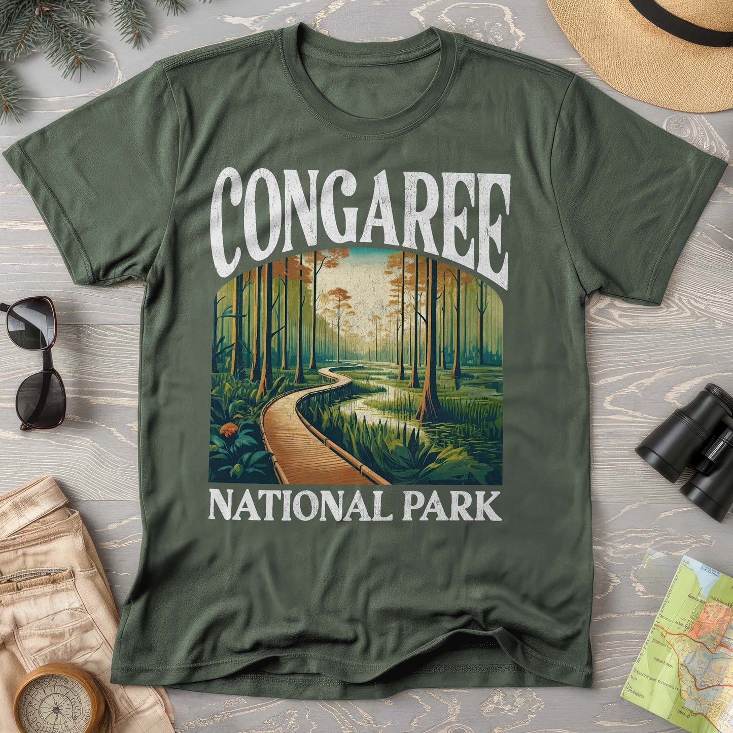 Bargain Bin Overstock! Congaree National Park "Big and Bold" T-Shirt