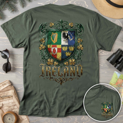 Irish Gothic Arms Front/Back Print Comfort Colors T-shirt