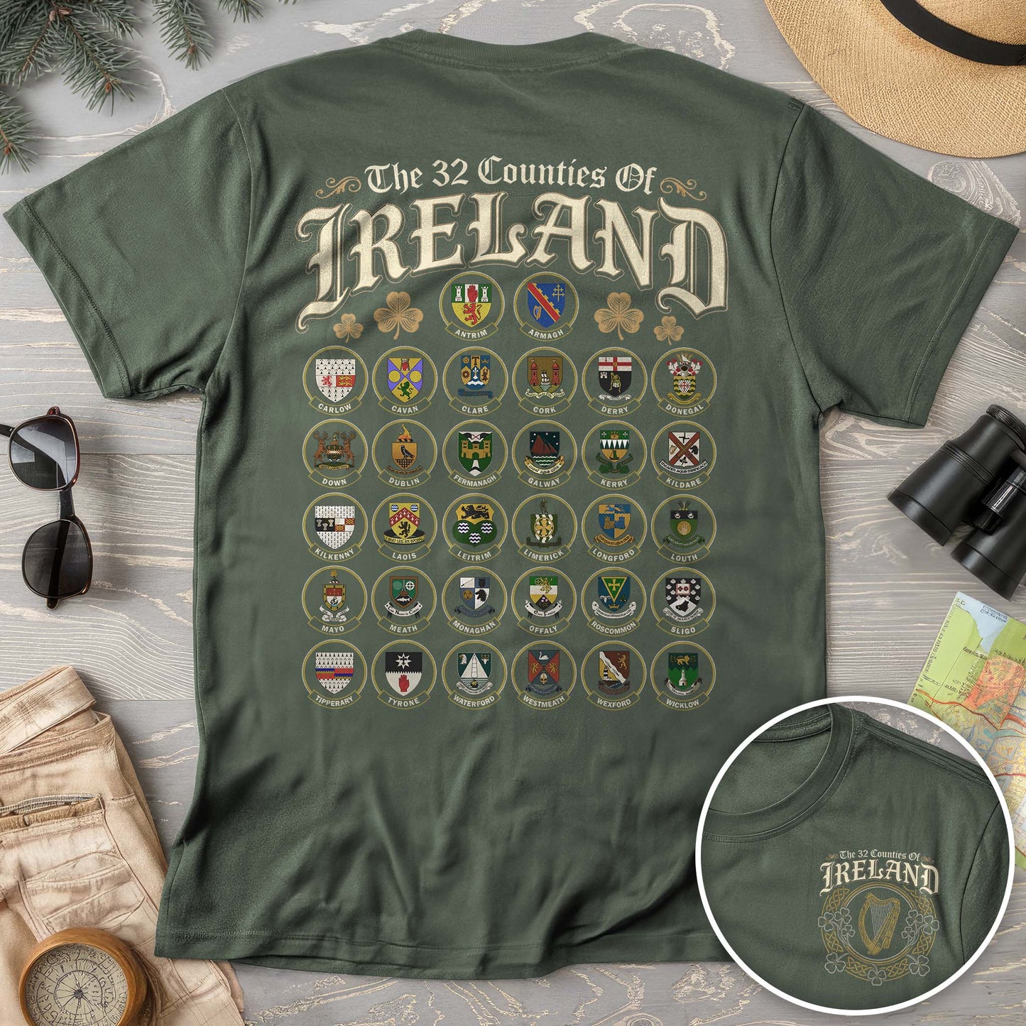Ireland County Crests T-Shirt