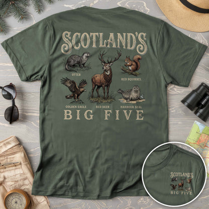 Scotland's Big Five Comfort Colors T-shirt