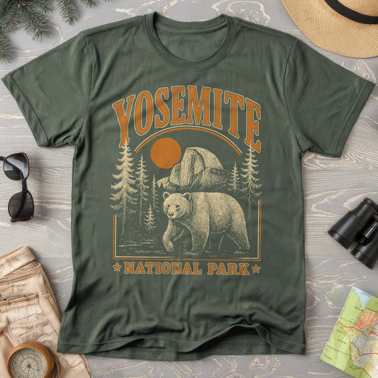 Yosemite National Park "Vintage El Capitan Bear" Comfort Colors T-shirt