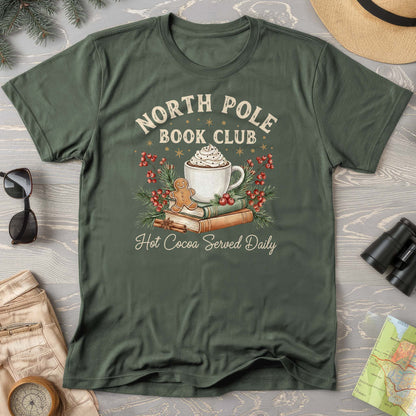 North Pole Book Club Comfort Colors T-shirt