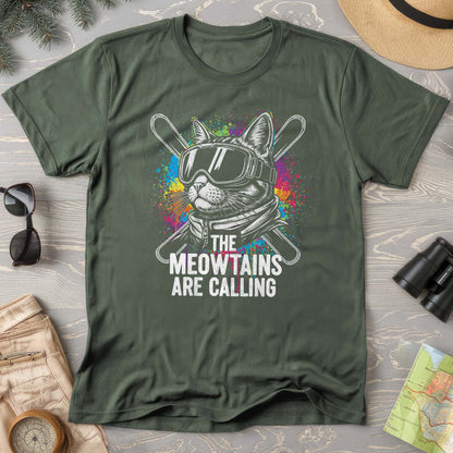 The Meowtains are Calling Comfort Colors T-shirt