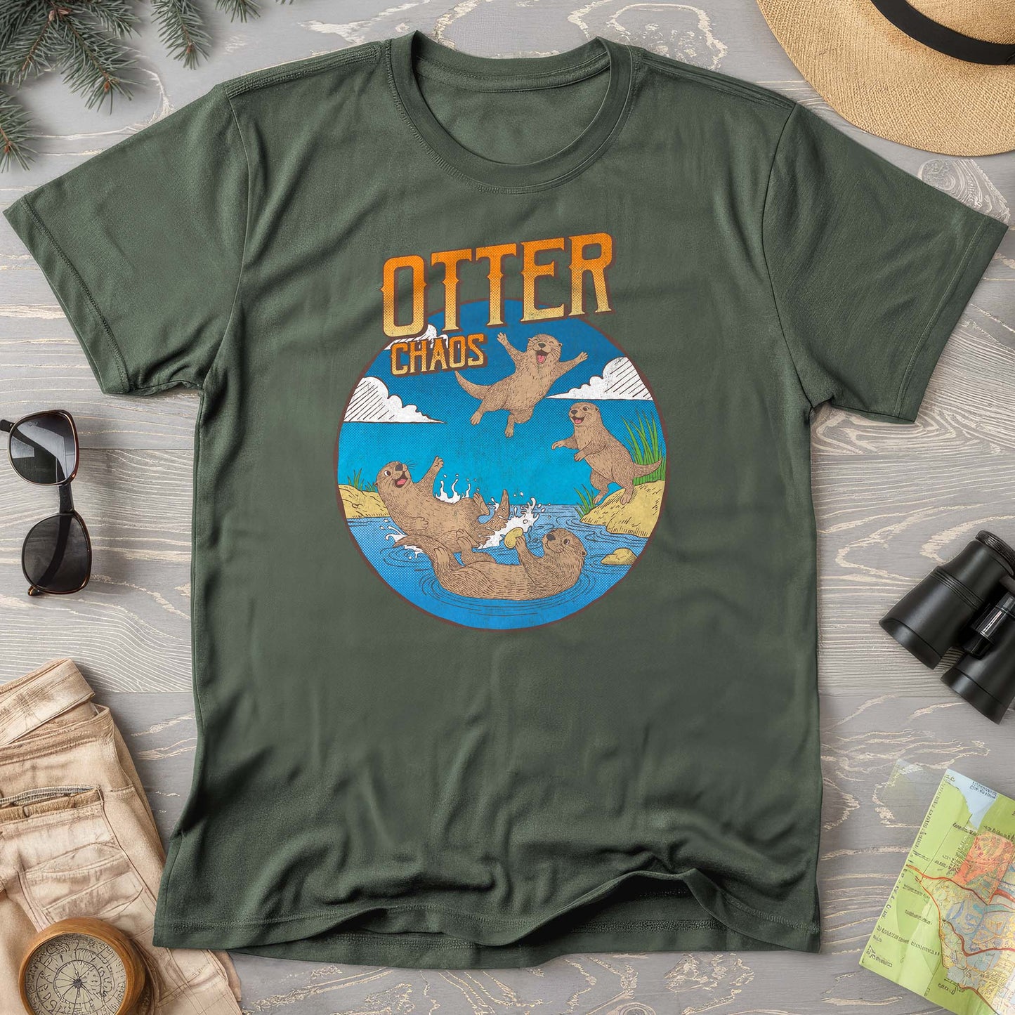 Otter Chaos Comfort Colors T-shirt