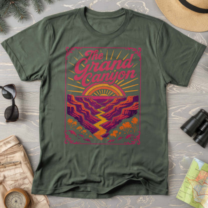 Grand Canyon Retro Neon Comfort Colors T-shirt