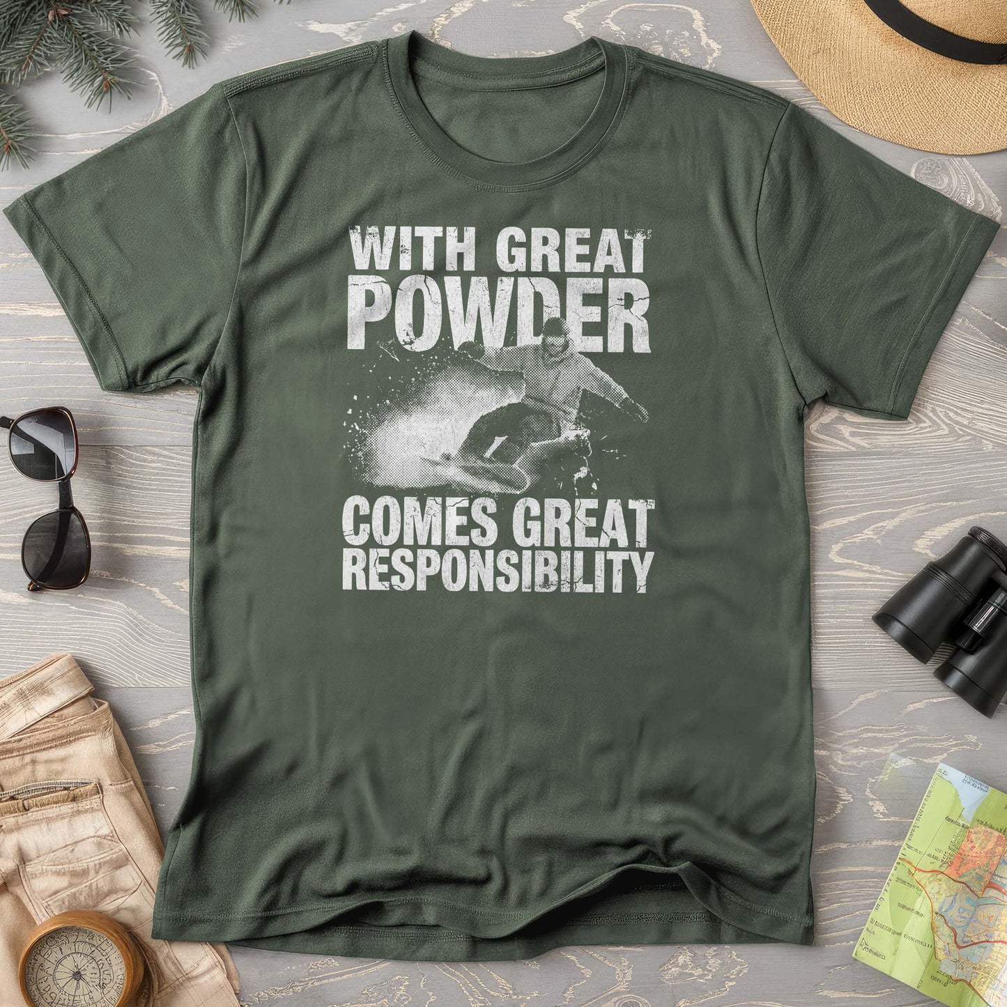 Great Powder Comfort Colors T-shirt