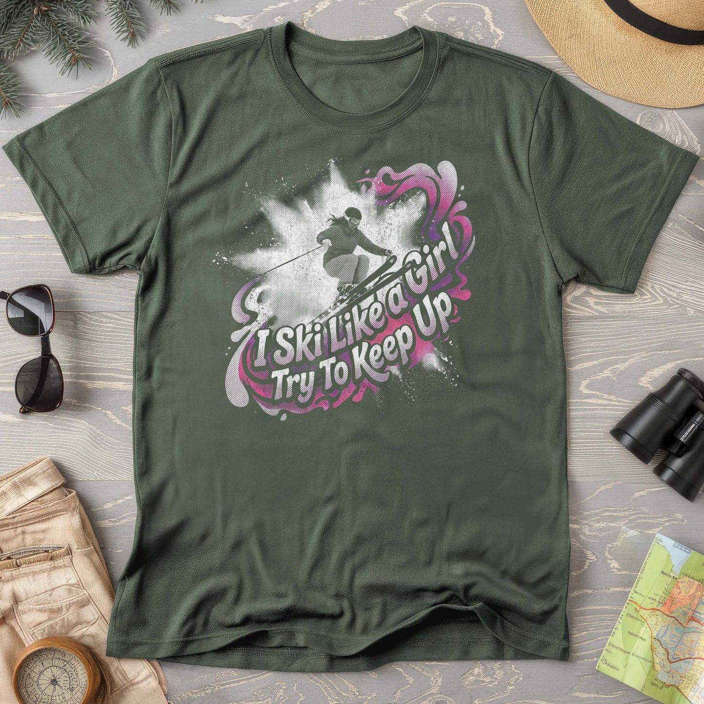 Ski Like a Girl T-shirt