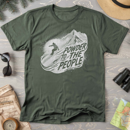 Powder to the People Boarding T-shirt
