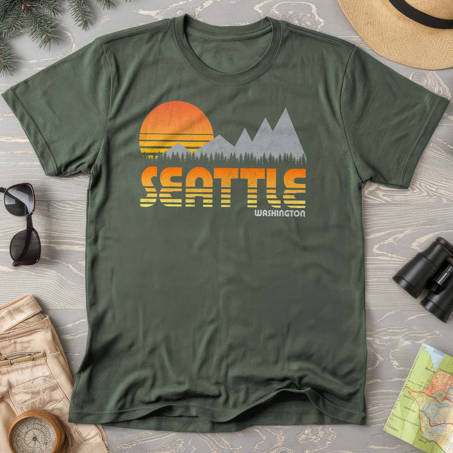 Seattle 80's Retro T-Shirt