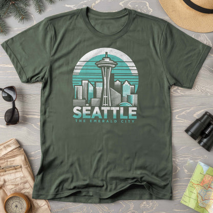 Seattle Retro Needle T-Shirt