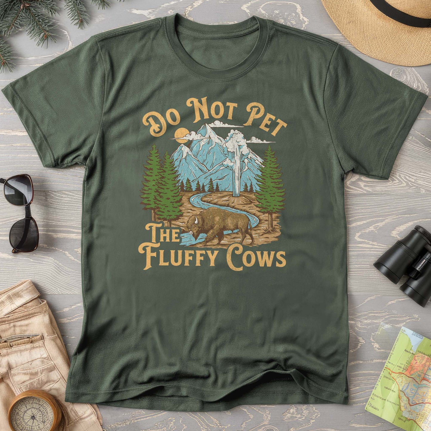 Fluffy Cows Yellowstone T-Shirt