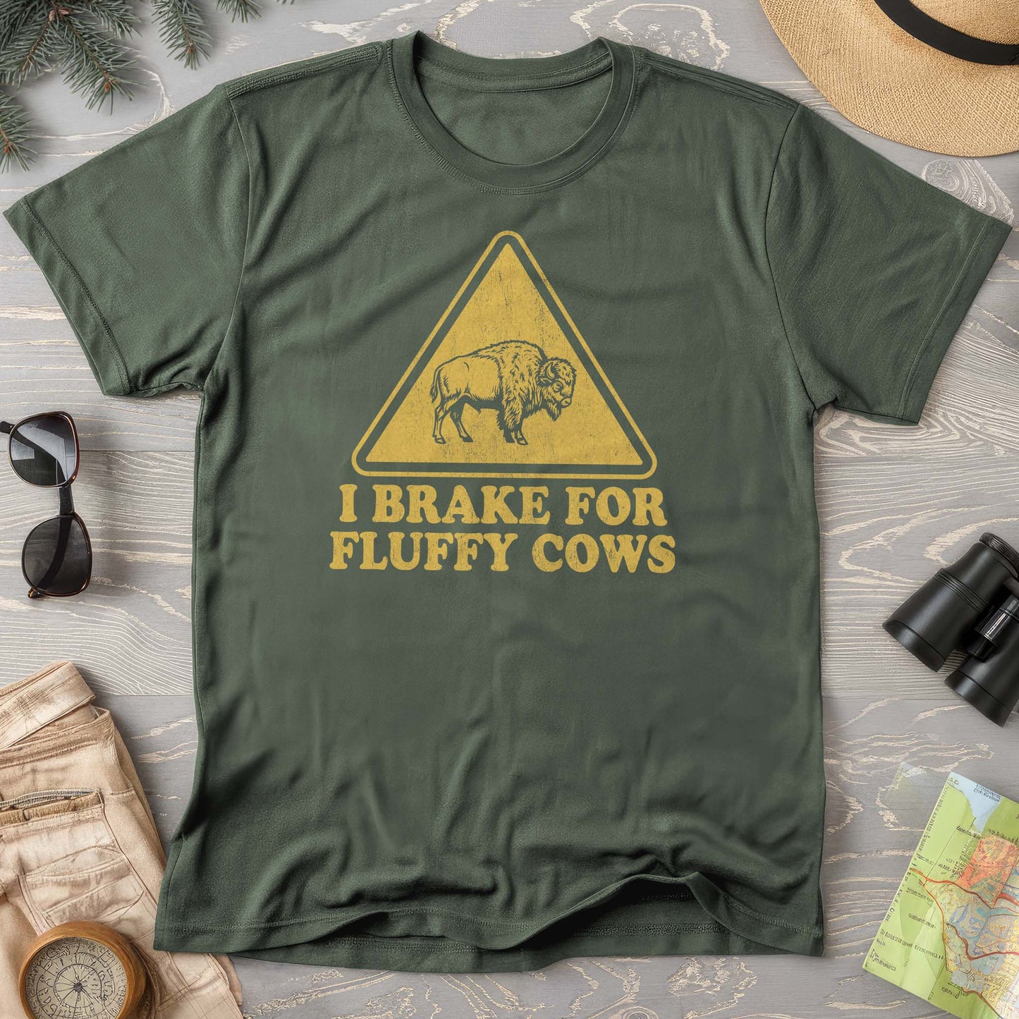 Brake For Fluffy Cows T-Shirt