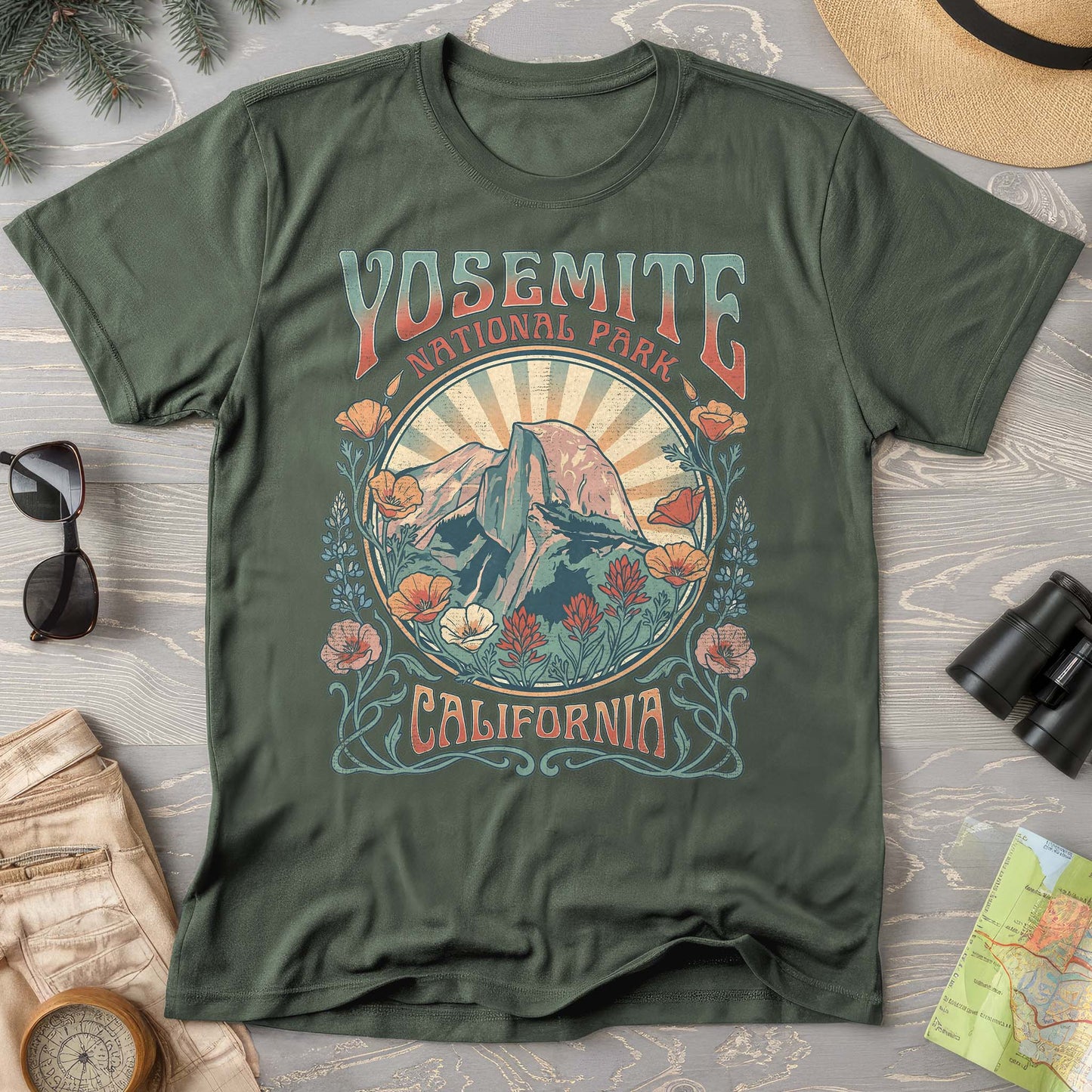 Yosemite Flower Power T-Shirt