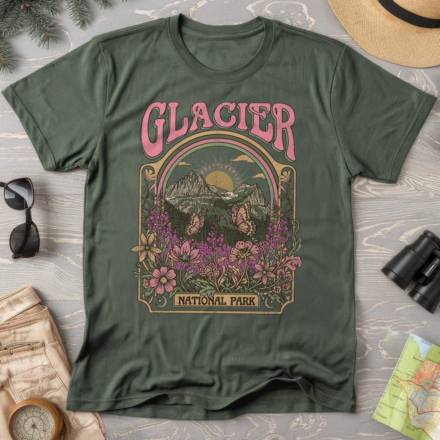 Glacier Butterfly T-Shirt