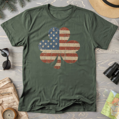 Vintage Flag Shamrock T-Shirt