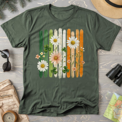 Irish Flower Stripes T-Shirt