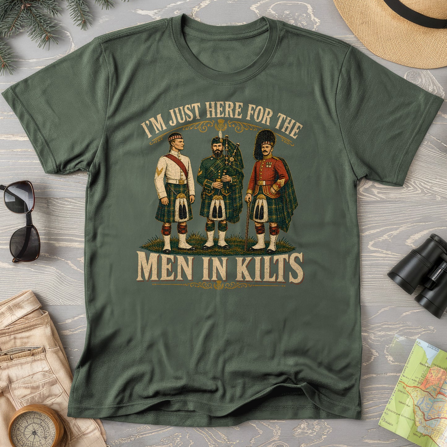 Men In Kilts Trio T-Shirt