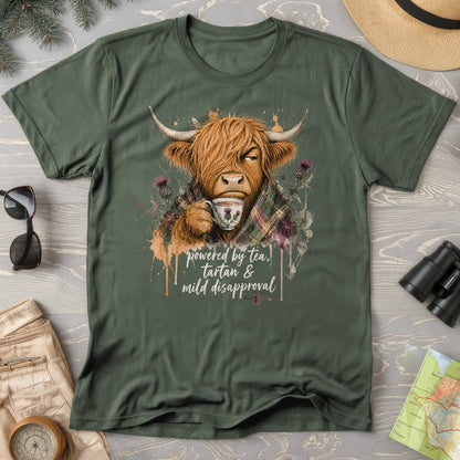 Mild Disapproval Tartan T-Shirt