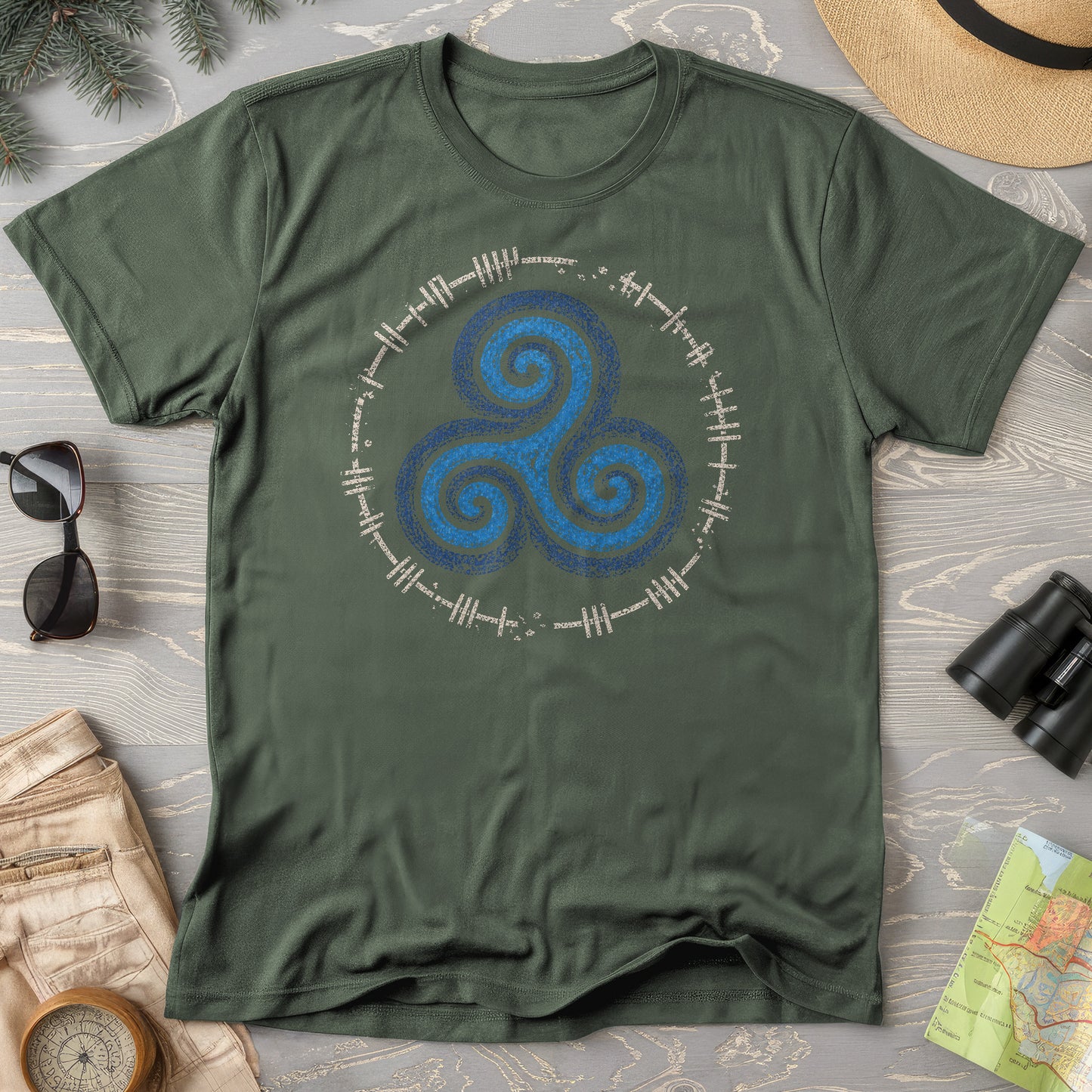 Triskele Ogham T-Shirt