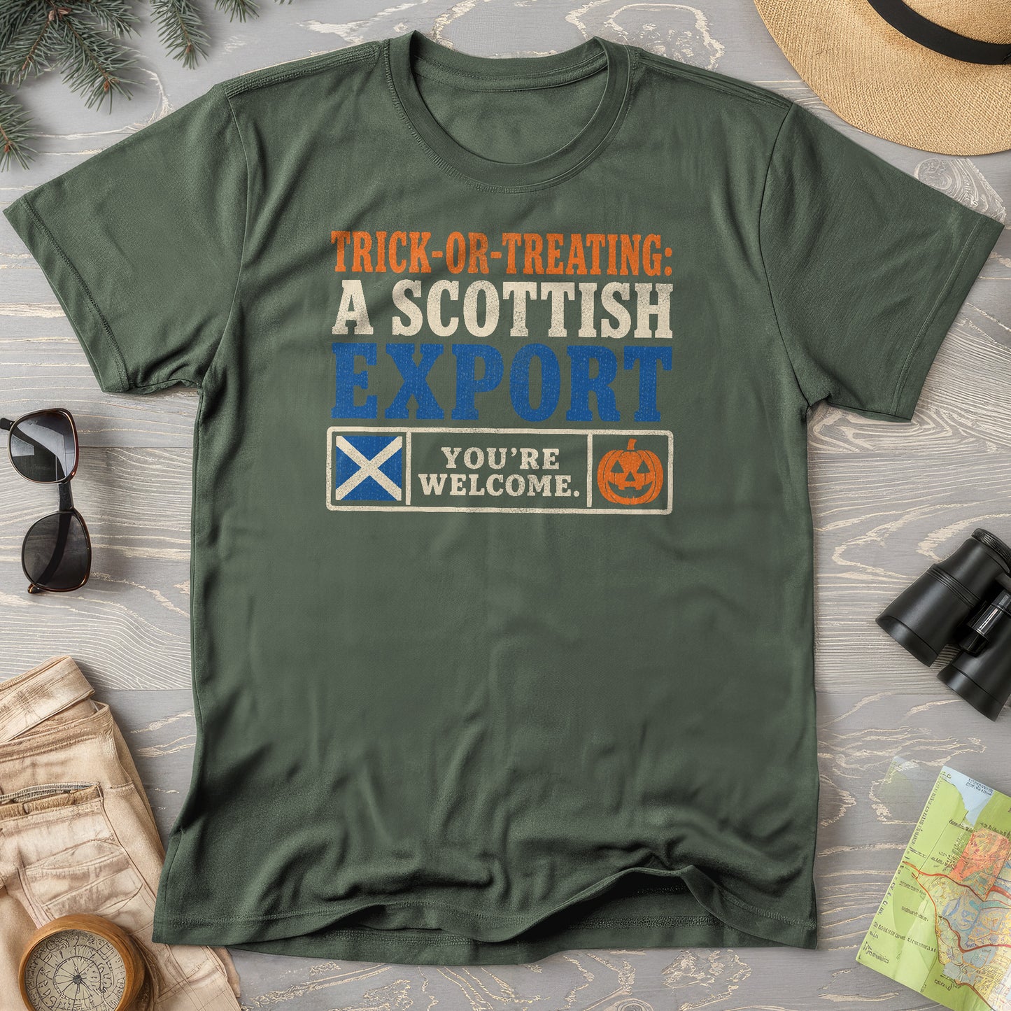 Trick Or Treat Scottish T-Shirt