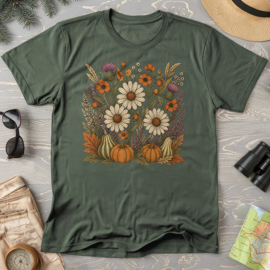 Pumpkin Florals T-Shirt