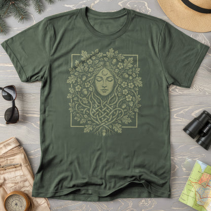 Green Goddess Crest T-Shirt