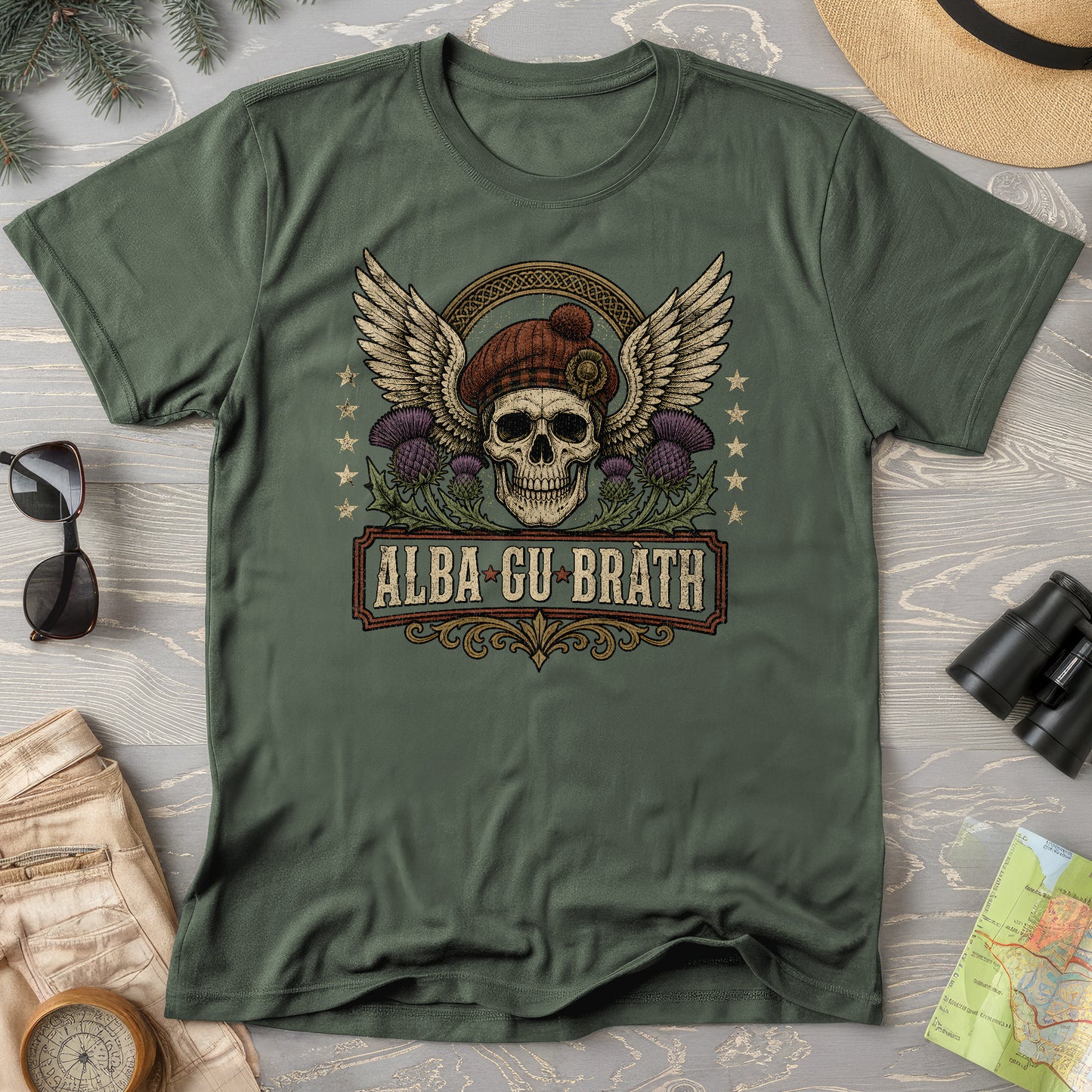 Alba Skull Thistle T-Shirt