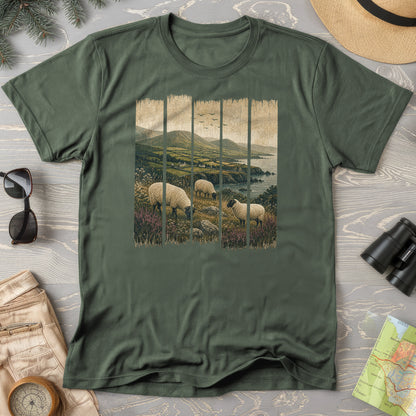 Ireland Sheep Panels T-Shirt