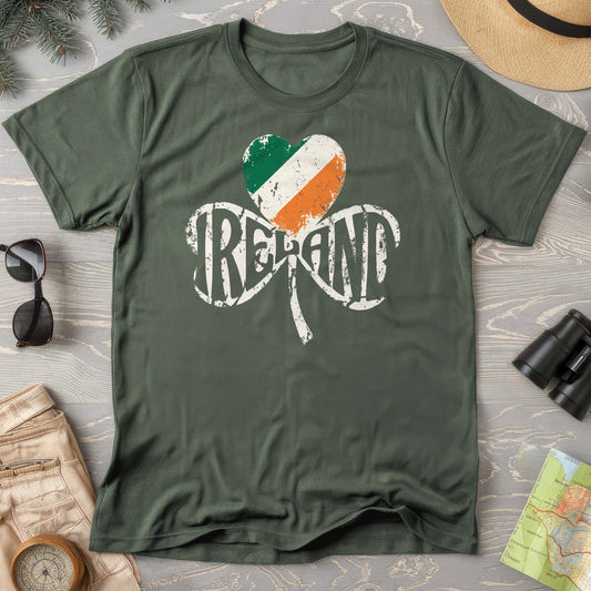 Ireland Shamrock Flag T-Shirt