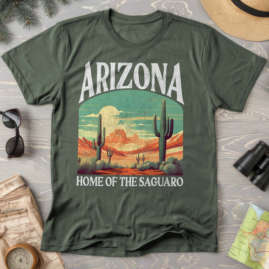 Arizona Saguaro "Big and Bold" Comfort Colors State T-Shirt