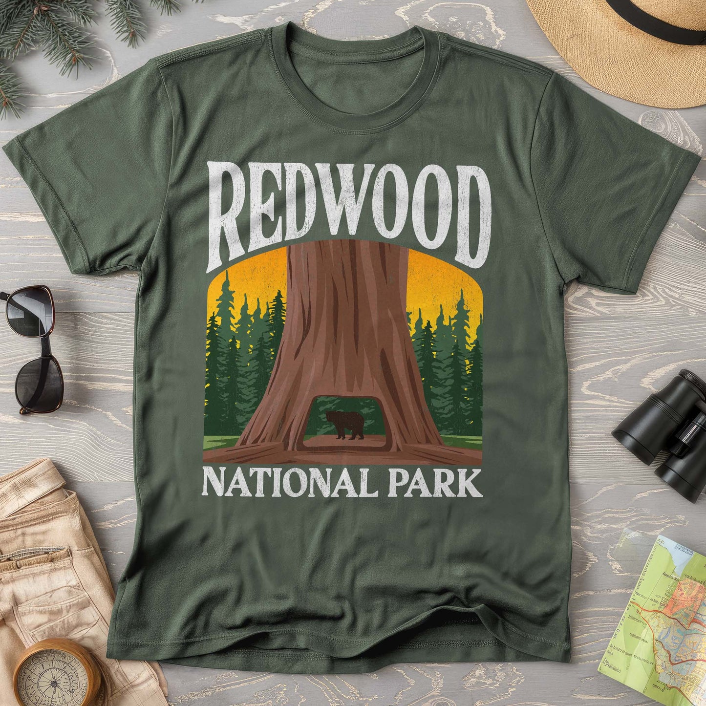 Redwood National Park "Big and Bold" Comfort Colors T-Shirt