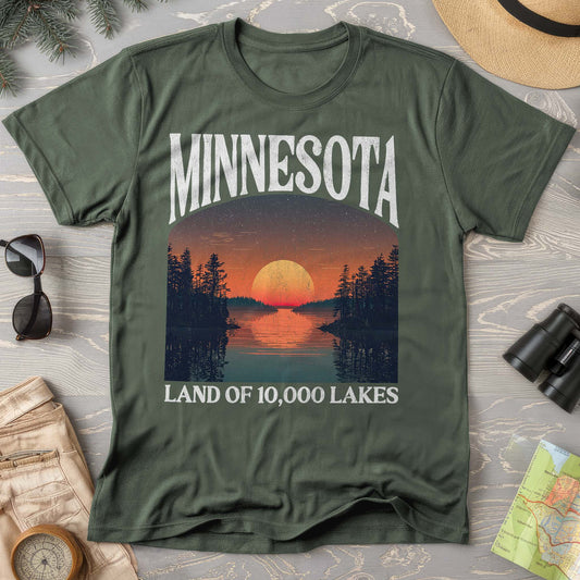 Bargain Bin Overstock! Minnesota 10000 Lakes "Big and Bold" Comfort Colors State T-Shirt