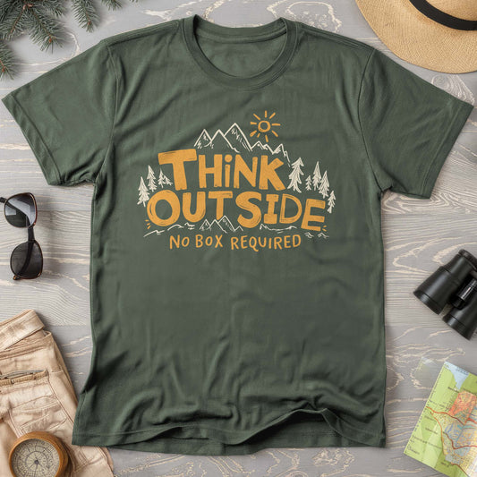 "Think Outside" Comfort Colors T-Shirt