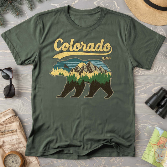 Colorado Vintage Bear Comfort Colors T-Shirt