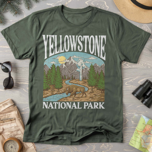 Yellowstone National Park "Big and Bold" Comfort Colors T-Shirt