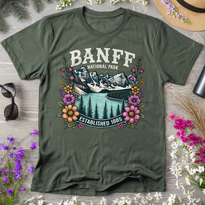 Banff National Park "Wildflower" Comfort Colors T-Shirt