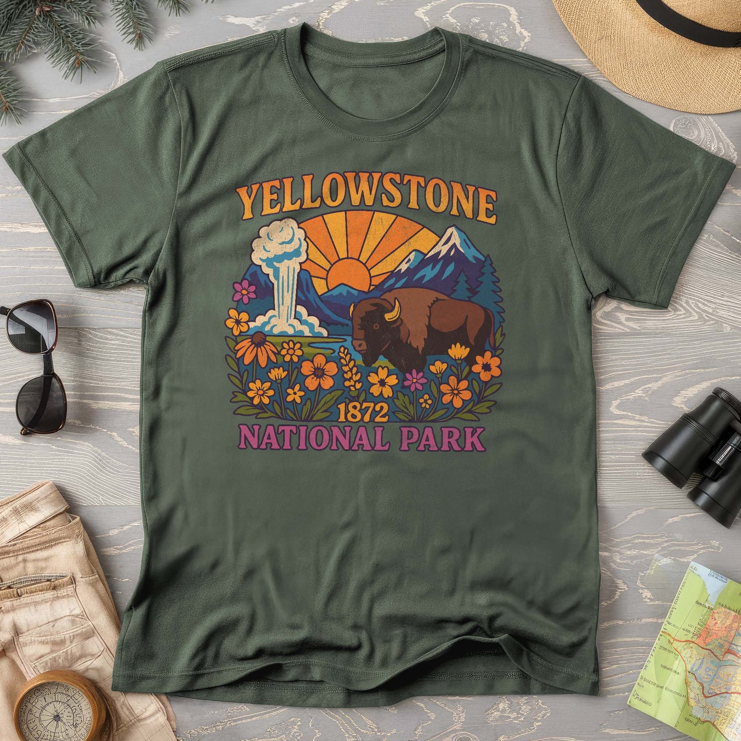 Yellowstone Retro Vibes Comfort Colors T-Shirt