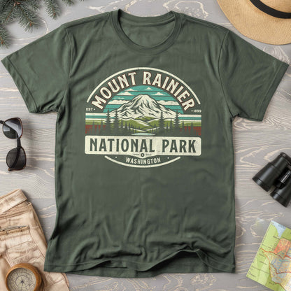 Mount Rainier National Park "Vintage Badge" T-Shirt