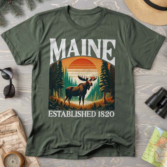 Maine "Big and Bold" Comfort Colors State T-Shirt