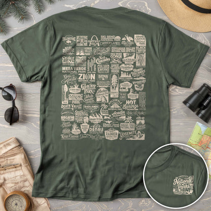 National Parks "63 Vintage Logos" Comfort Colors T-Shirt