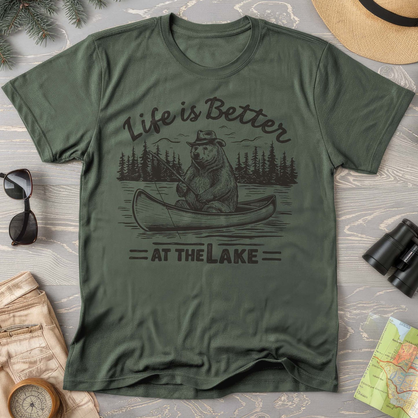 "Life is Better at the Lake" Comfort Colors T-Shirt