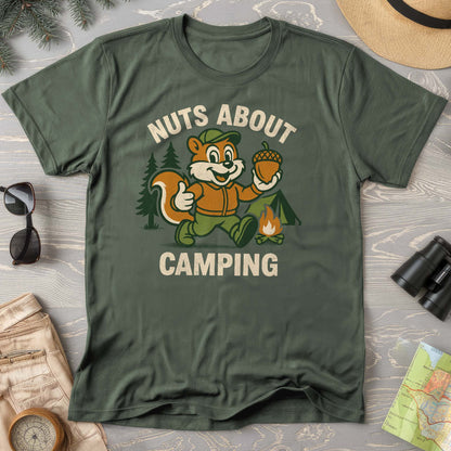 Nuts About Camping Comfort Colors T-Shirt