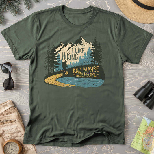 I Like Hiking and Maybe 3 People Comfort Colors T-Shirt