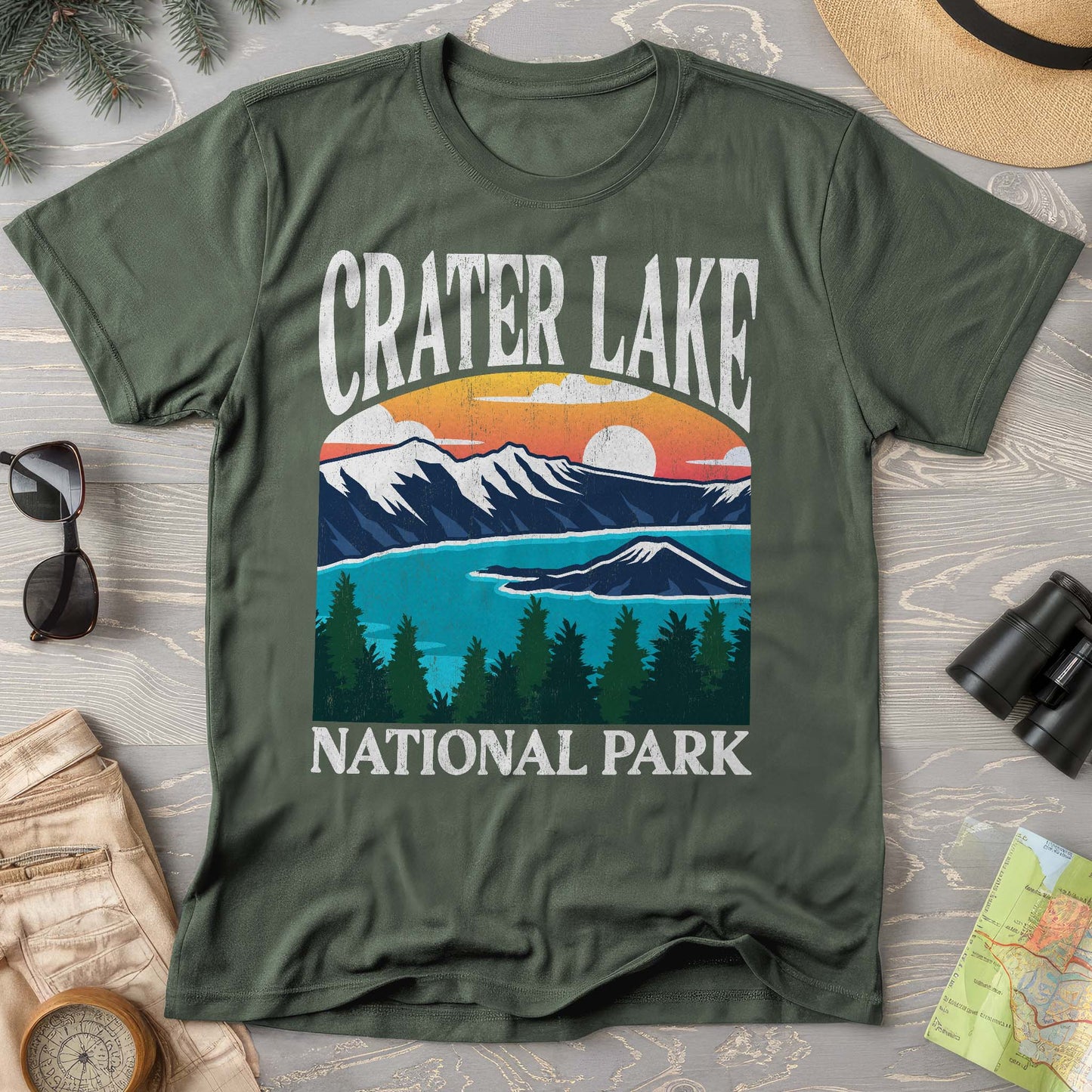 Bargain Bin Overstock! Crater Lake National Park "Big and Bold" T-Shirt