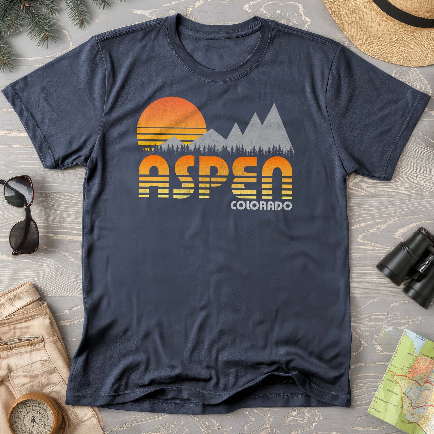 Aspen "80's Retro" Comfort Colors T-Shirt