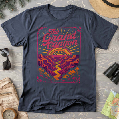 Grand Canyon Retro Neon Comfort Colors T-shirt