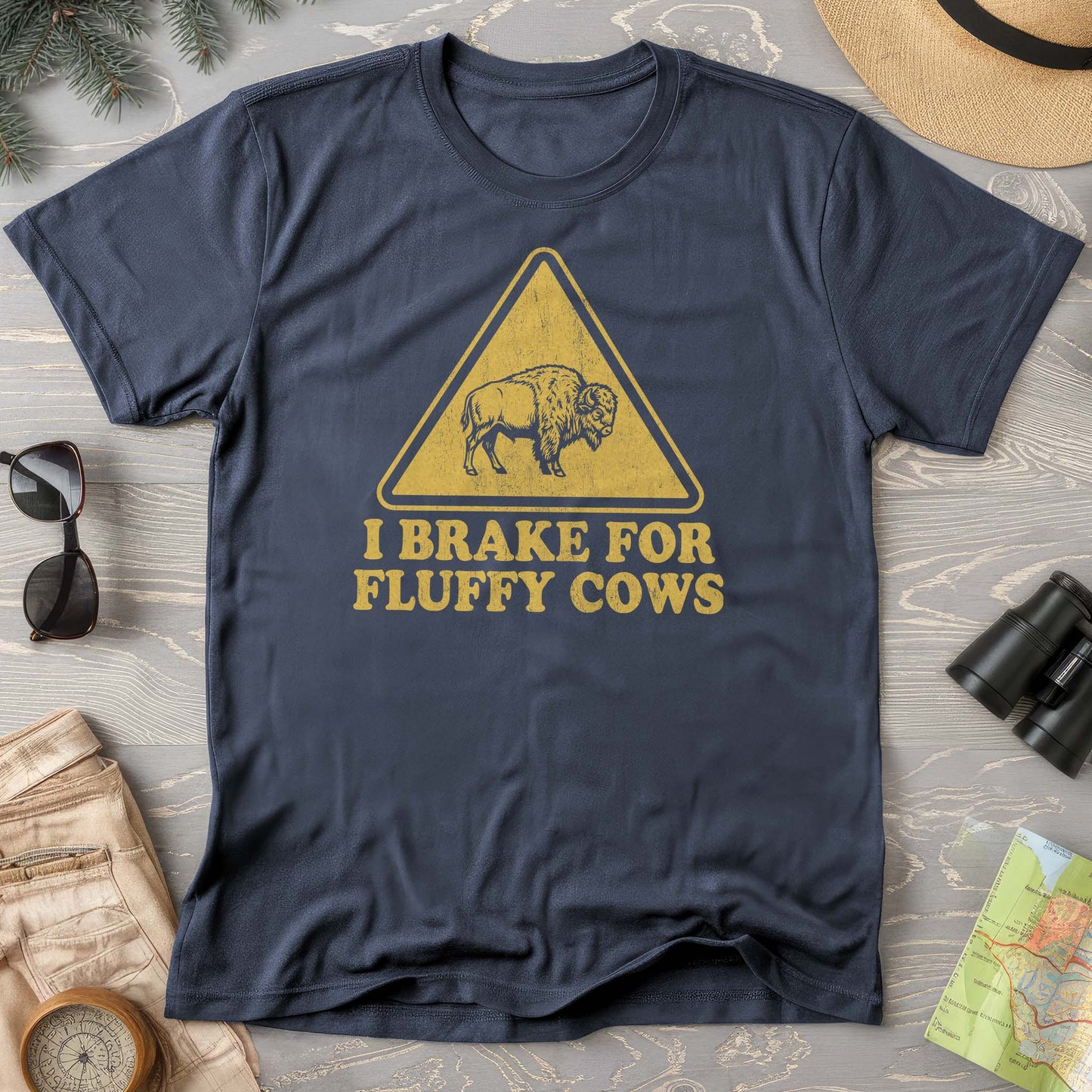 Brake For Fluffy Cows T-Shirt