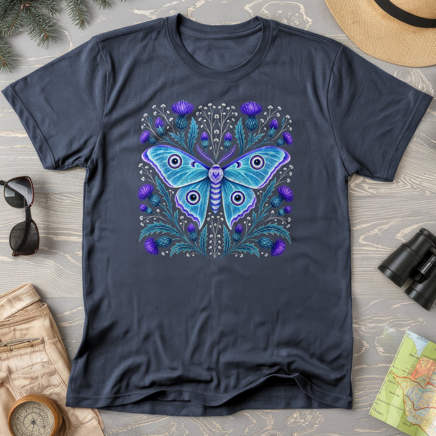 Emperor Moth Thistle T-Shirt