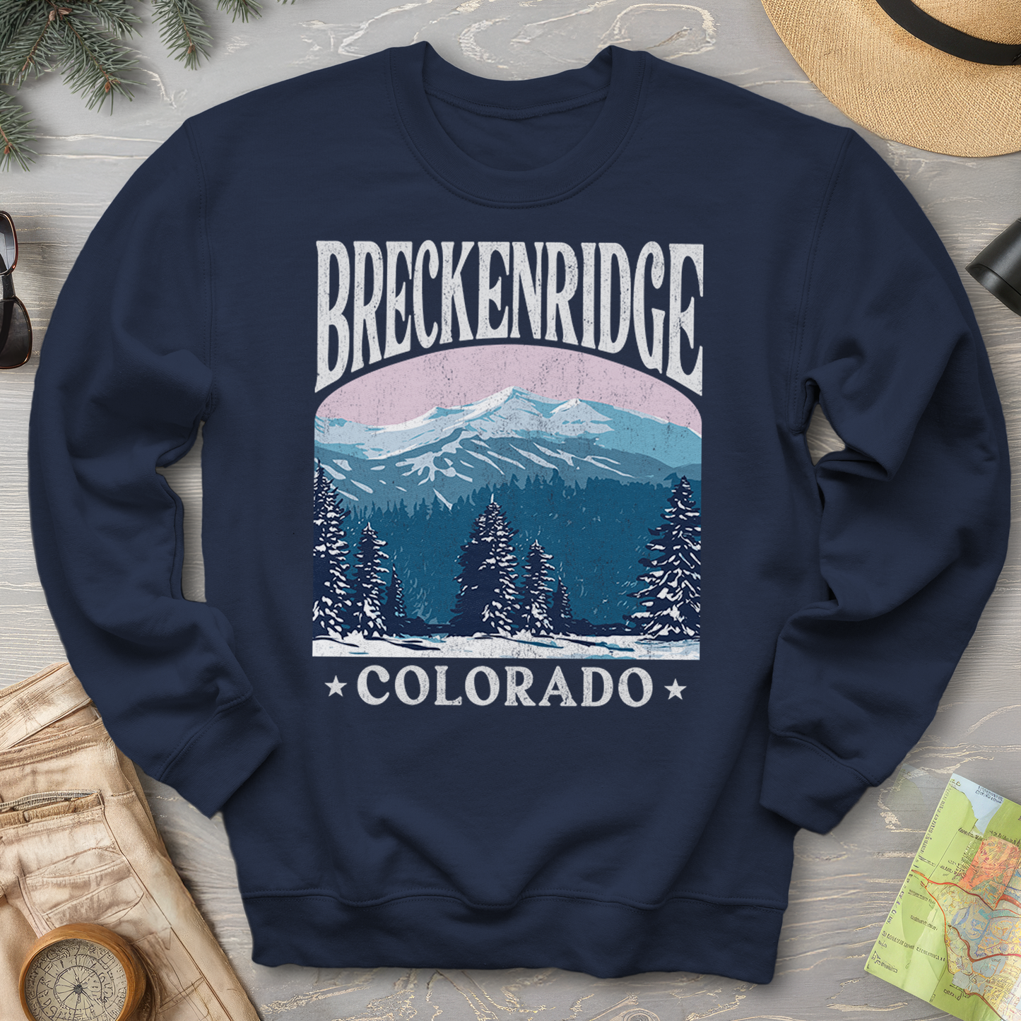 Breckenridge Colorado "Big and Bold" Sweatshirt